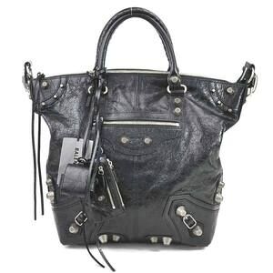 Balenciaga Le Cagole Tote Bag leather Black